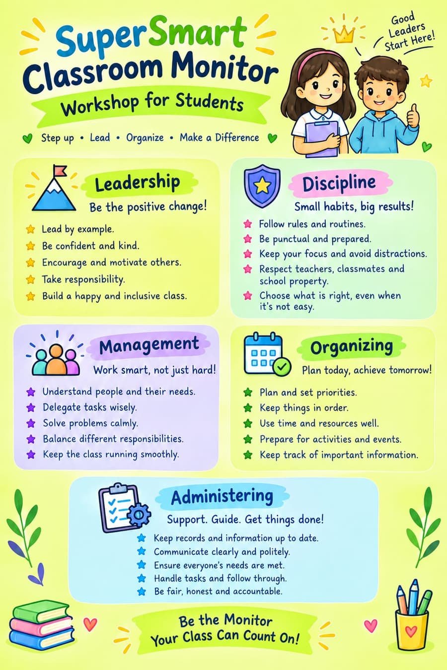 Full syllabus for SuperSmart Classroom Monitor