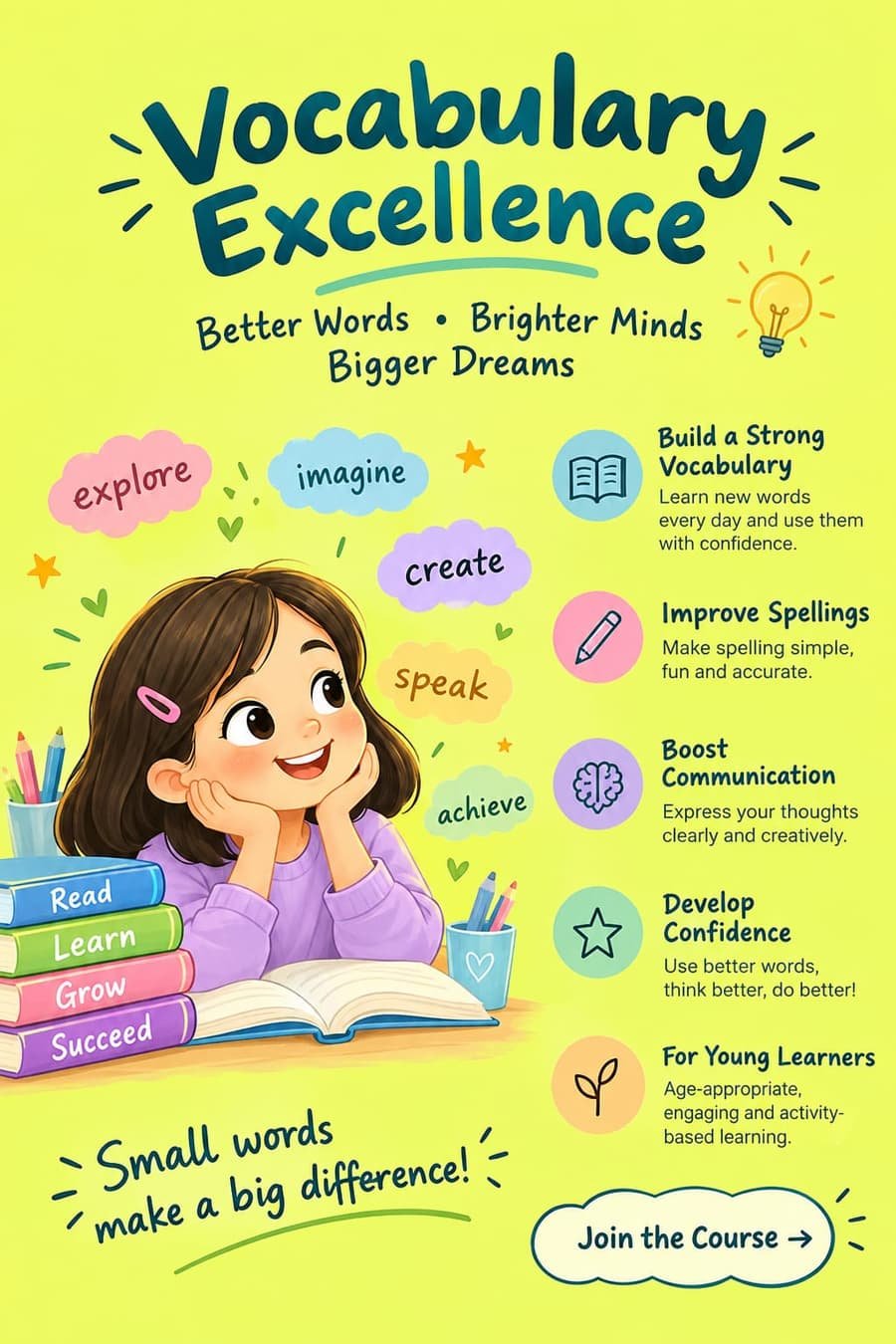 Full syllabus for Vocabulary Excellence